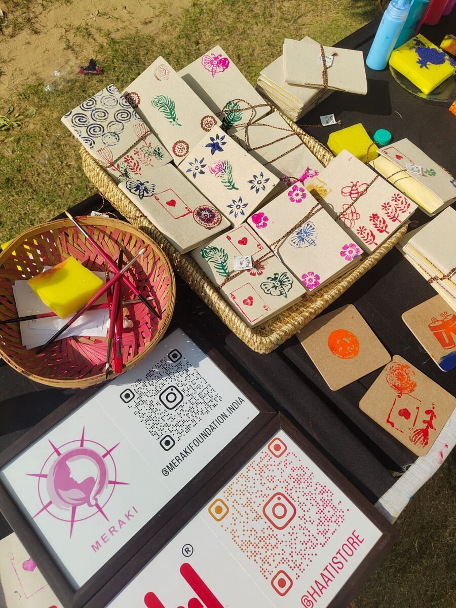 Artisan products at exhibition